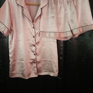 Womens 2 Piece Short Set M  Pink PJ'S- Comfort Lightweight Loungewear